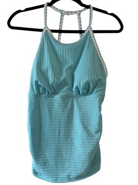 🖤 Unbranded Blue and White Tankini Top